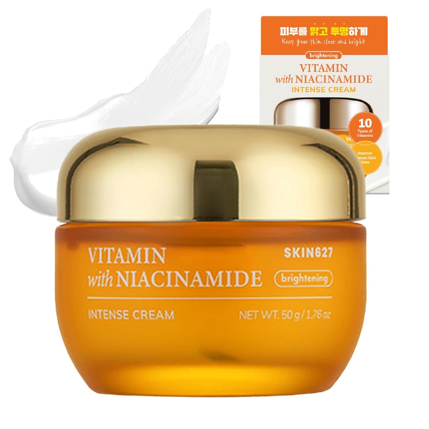Revitalize Your Skin with SKIN627 Daily Face Moisturizer - 1.76 Oz Korean Vitamin-Enriched Cream