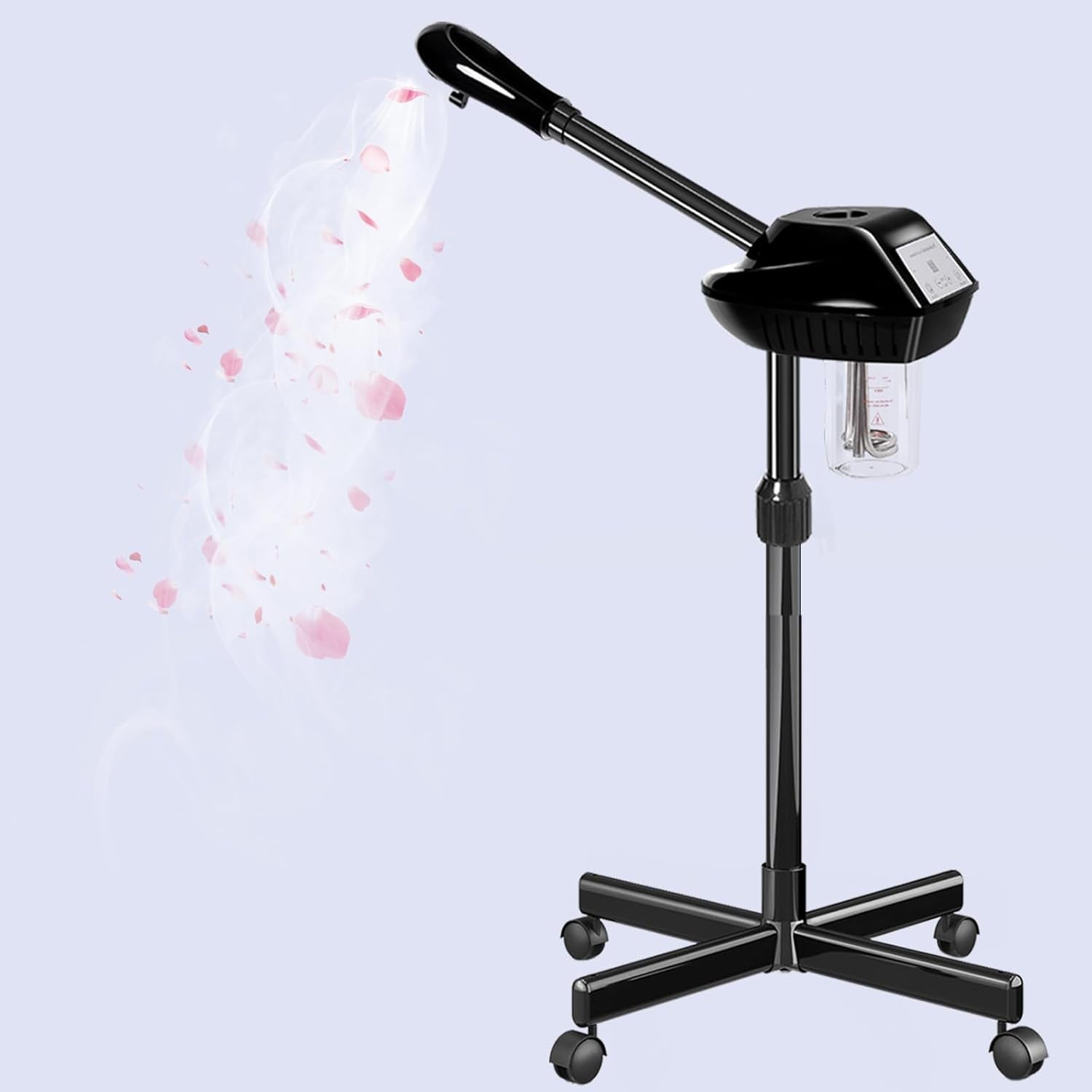 Gezichtsstomer op Wieltjes met Ozonfunctie – Voor Diepe Reiniging & Glow